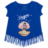 Los Angeles Dodgers Mermaid Fringe Tee