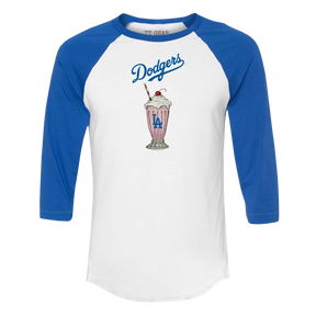 Los Angeles Dodgers Milkshake 3/4 Royal Blue Sleeve Raglan