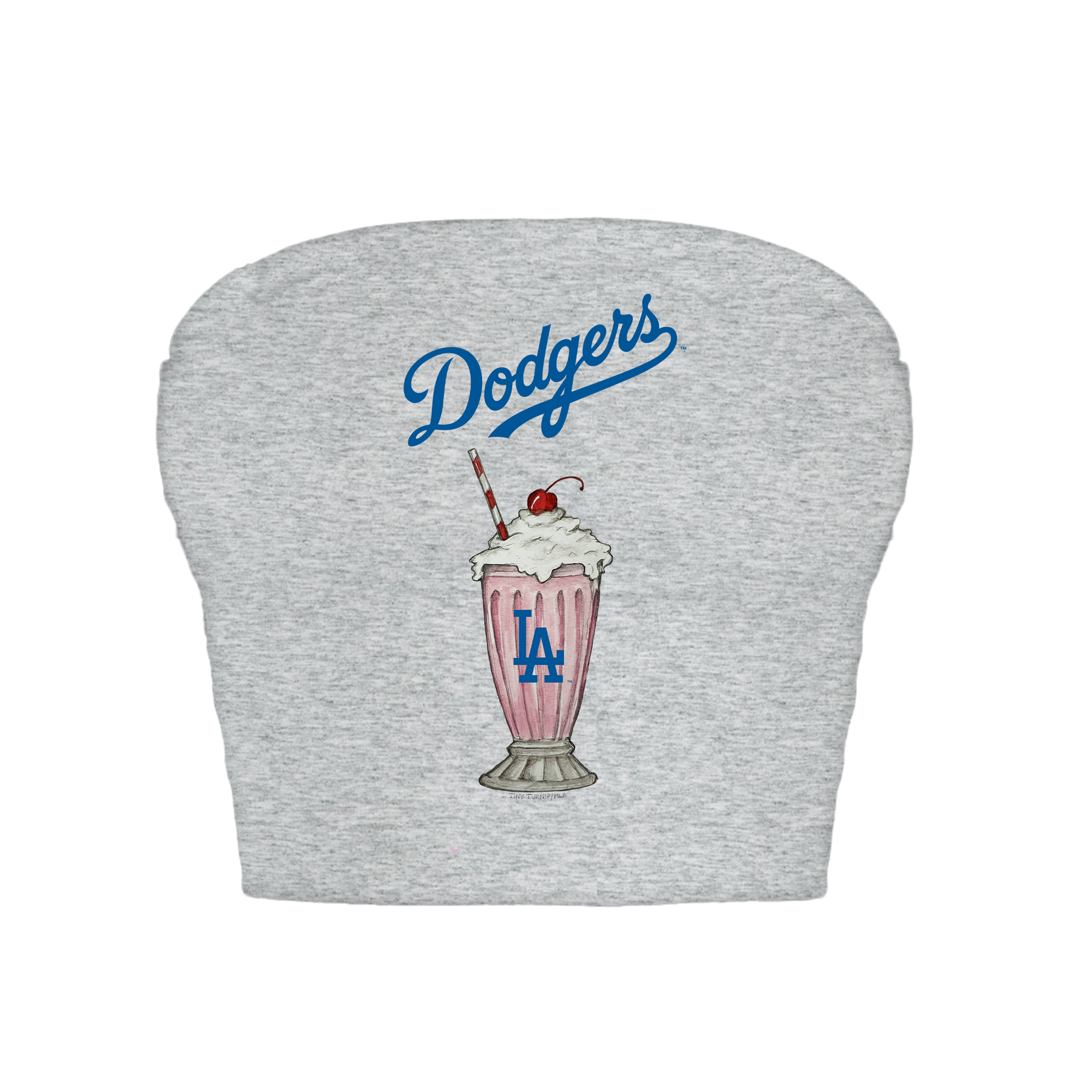 Los Angeles Dodgers Milkshake Crop Tube Top
