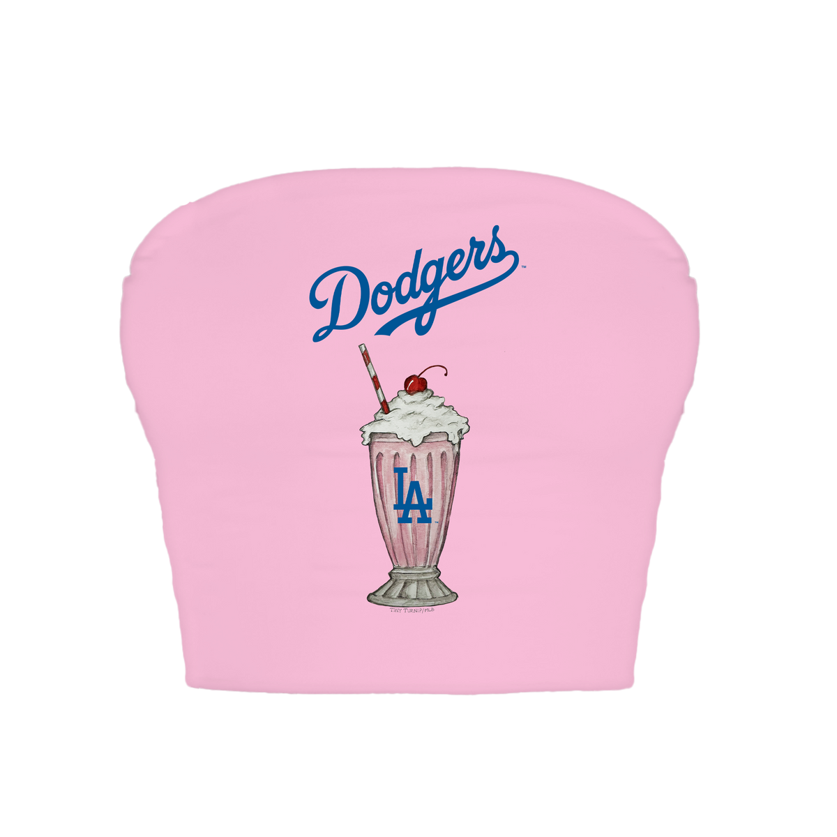 Los Angeles Dodgers Milkshake Crop Tube Top