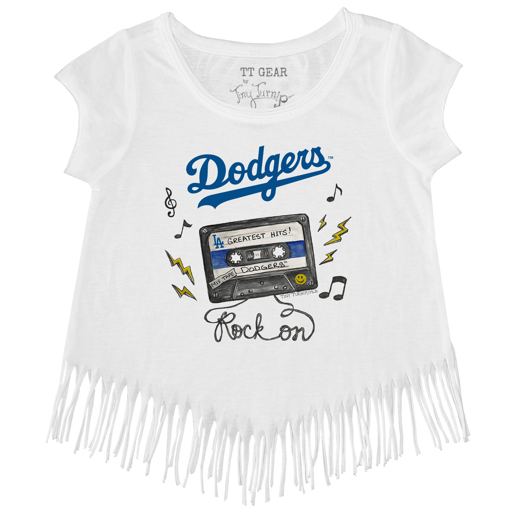 Los Angeles Dodgers Mixtape Fringe Tee