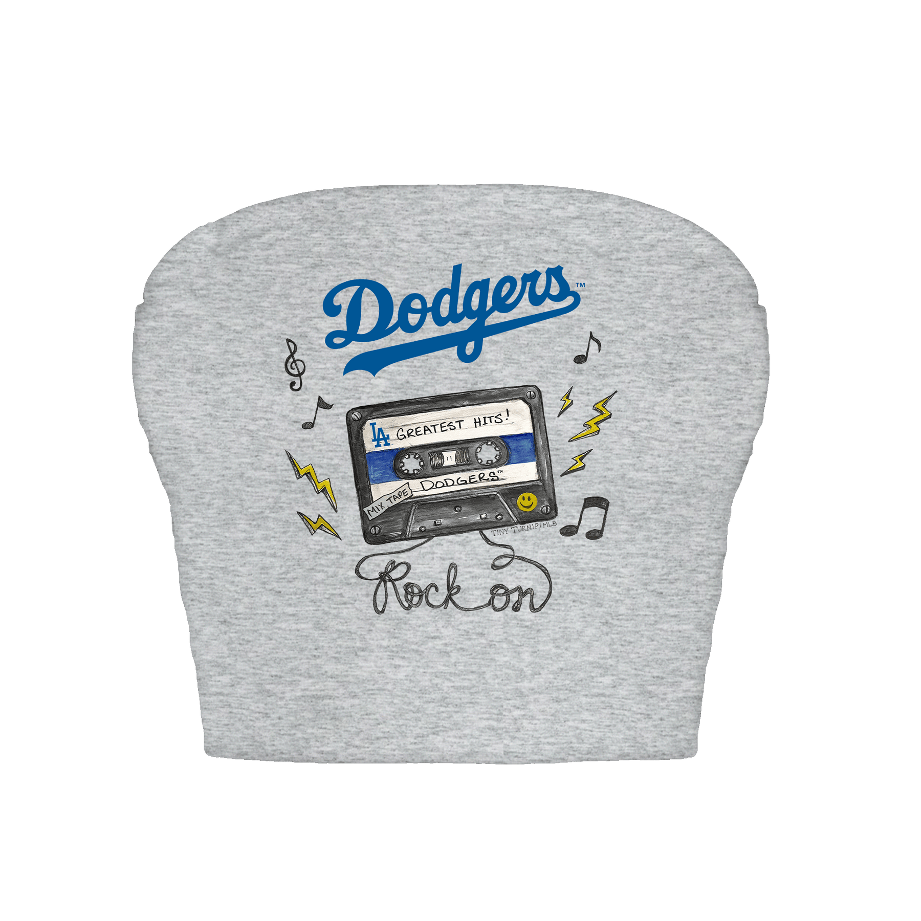 Los Angeles Dodgers Mixtape Crop Tube Top