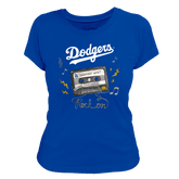 Los Angeles Dodgers Mixtape Women's Tee Shirt
