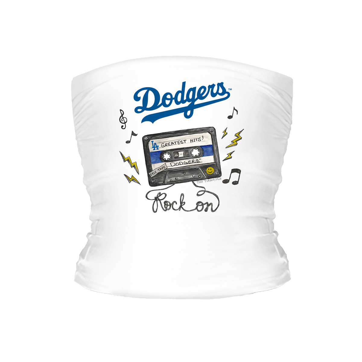 Los Angeles Dodgers Mixtape Tube Top