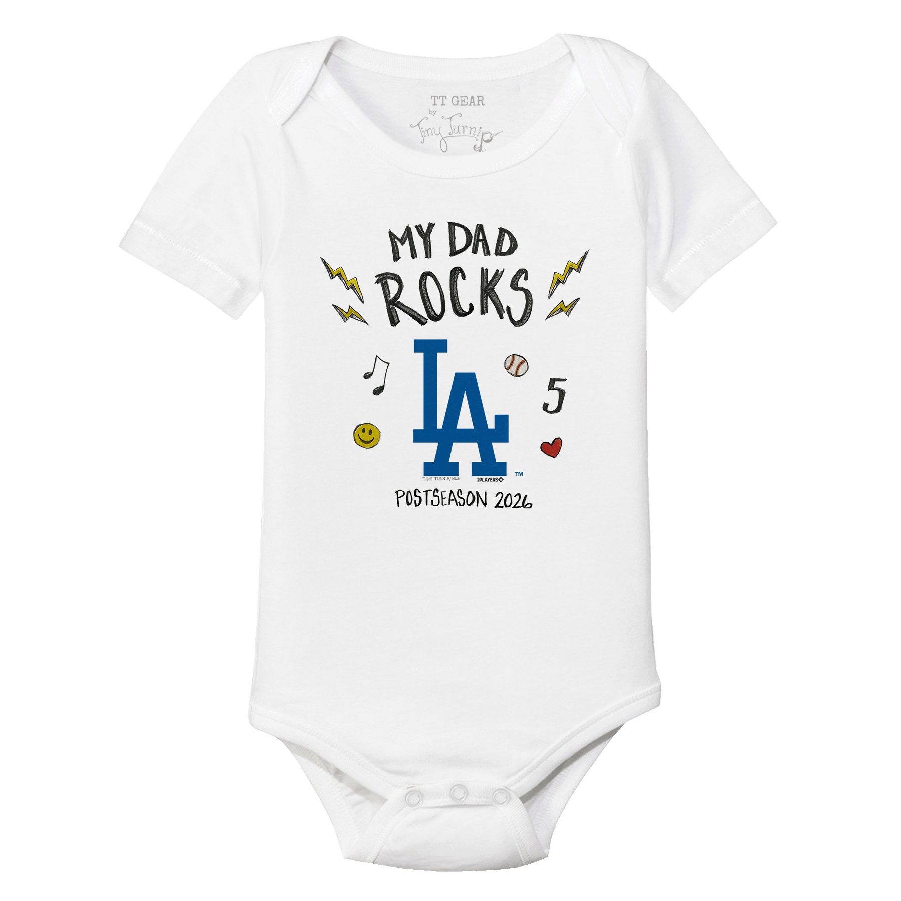 VIP Los Angeles Dodgers Postseason '26 Short Sleeve Snapper - Tiny Turnip