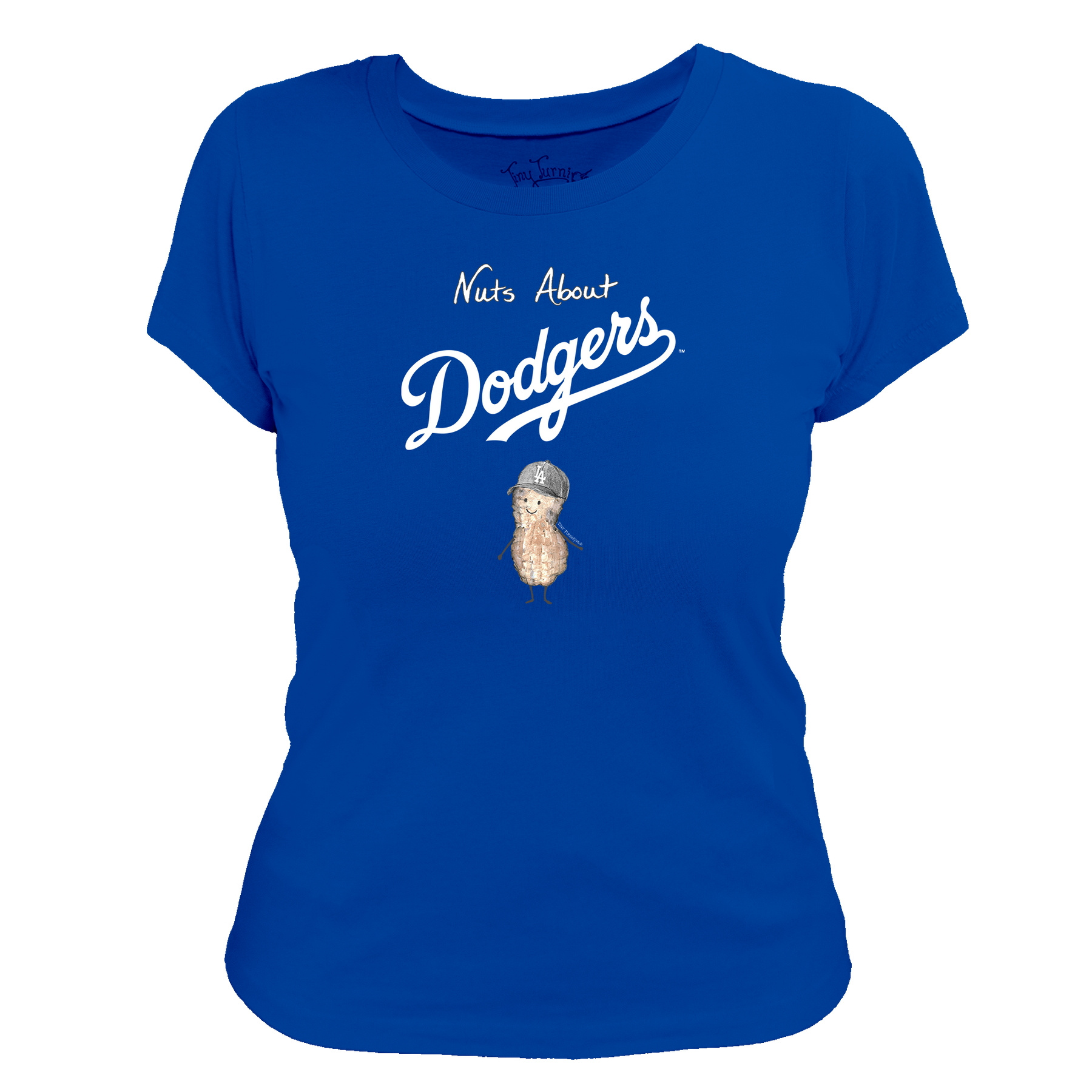 Los Angeles Dodgers Nuts About Dodgers Women's Tee Shirt - Tiny Turnip