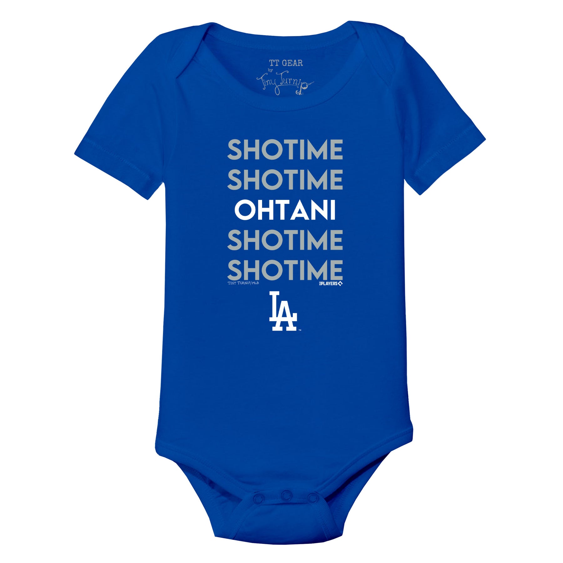 Los Angeles Dodgers Ohtani Stacked Short Sleeve Snapper