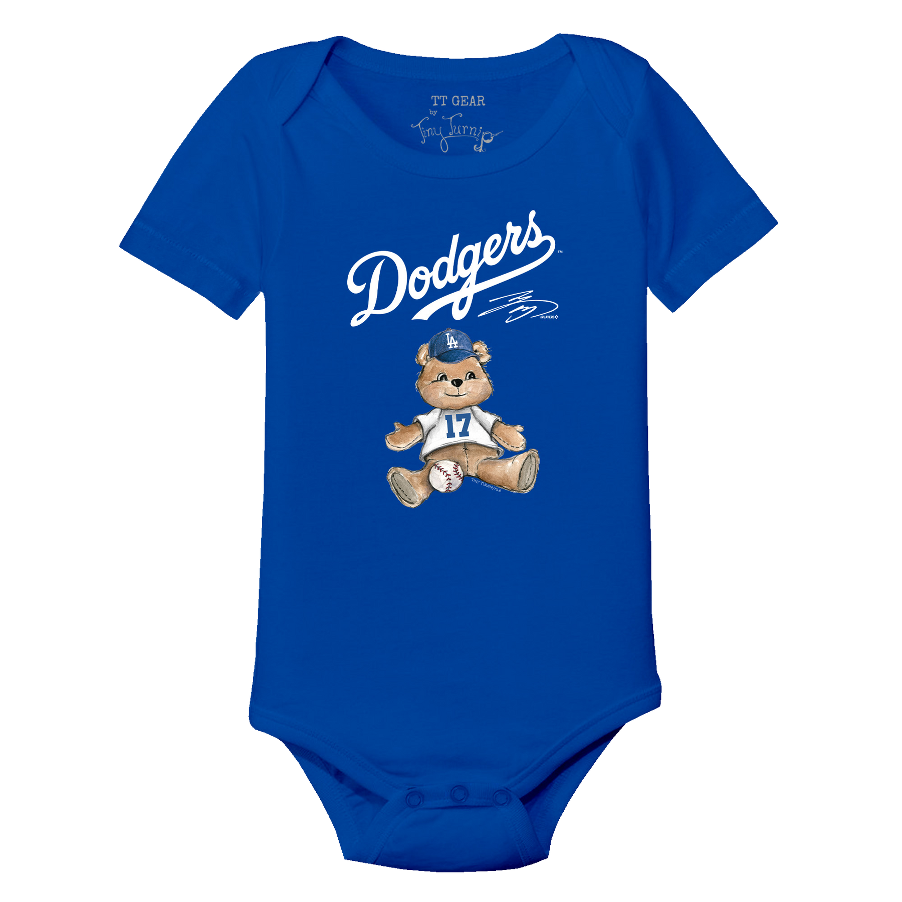Los Angeles Dodgers Ohtani Teddy Short Sleeve Snapper