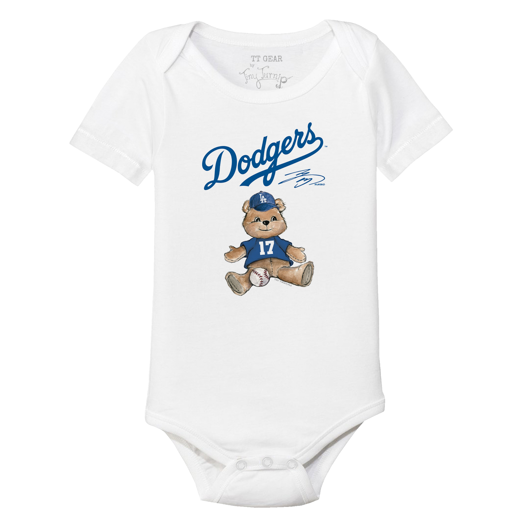 Los Angeles Dodgers Ohtani Teddy Short Sleeve Snapper