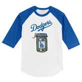 Los Angeles Dodgers Pickle Jar 3/4 Royal Blue Sleeve Raglan