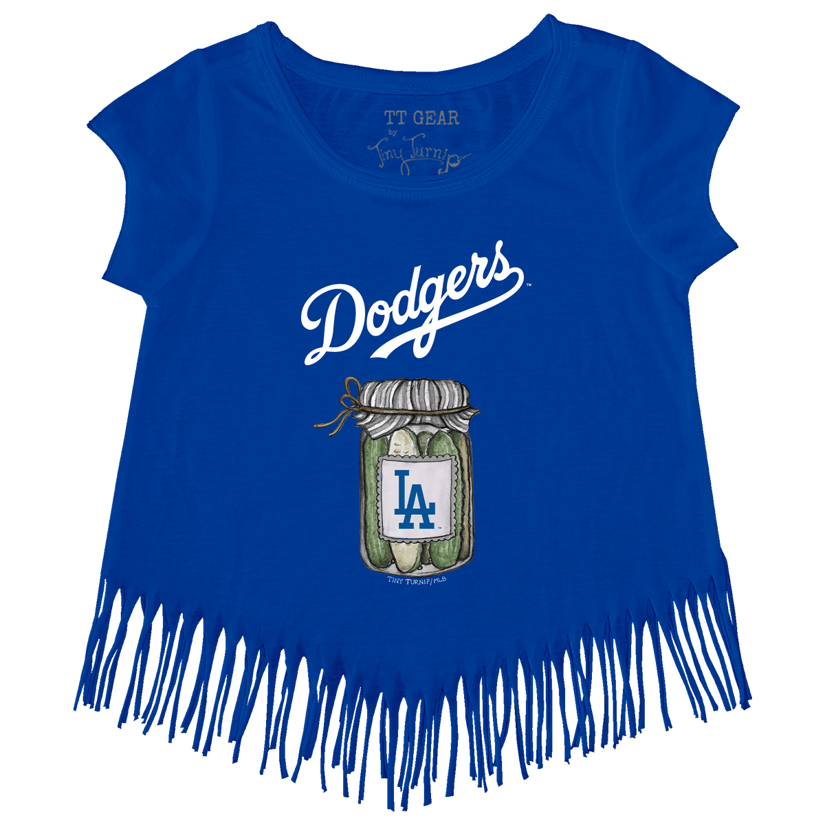 Los Angeles Dodgers Pickle Jar Fringe Tee