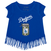 Los Angeles Dodgers Pickle Jar Fringe Tee