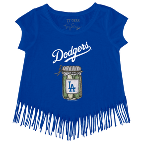 Los Angeles Dodgers Pickle Jar Fringe Tee