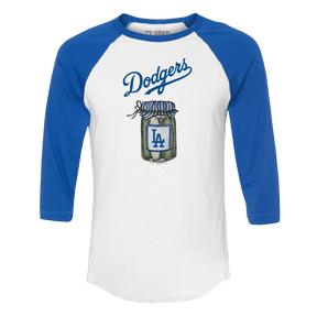 Los Angeles Dodgers Pickle Jar 3/4 Royal Blue Sleeve Raglan
