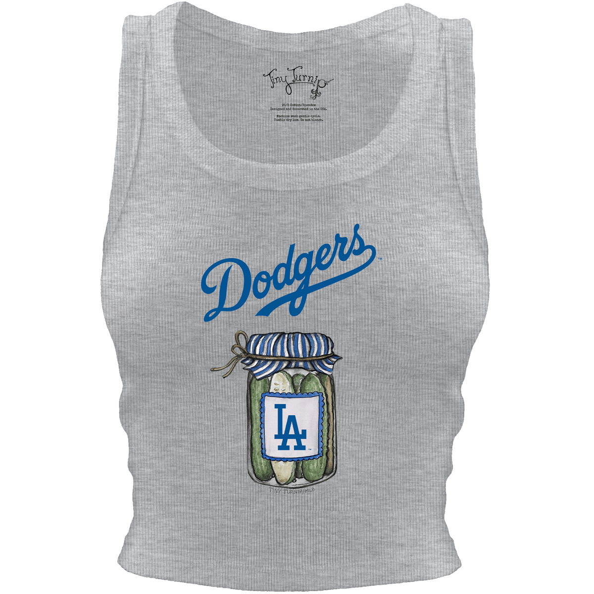 Los Angeles Dodgers Pickle Jar Crop Tank