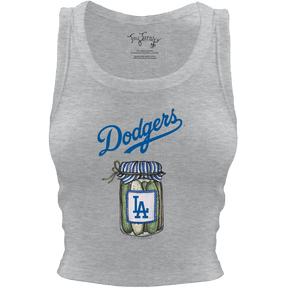 Los Angeles Dodgers Pickle Jar Crop Tank