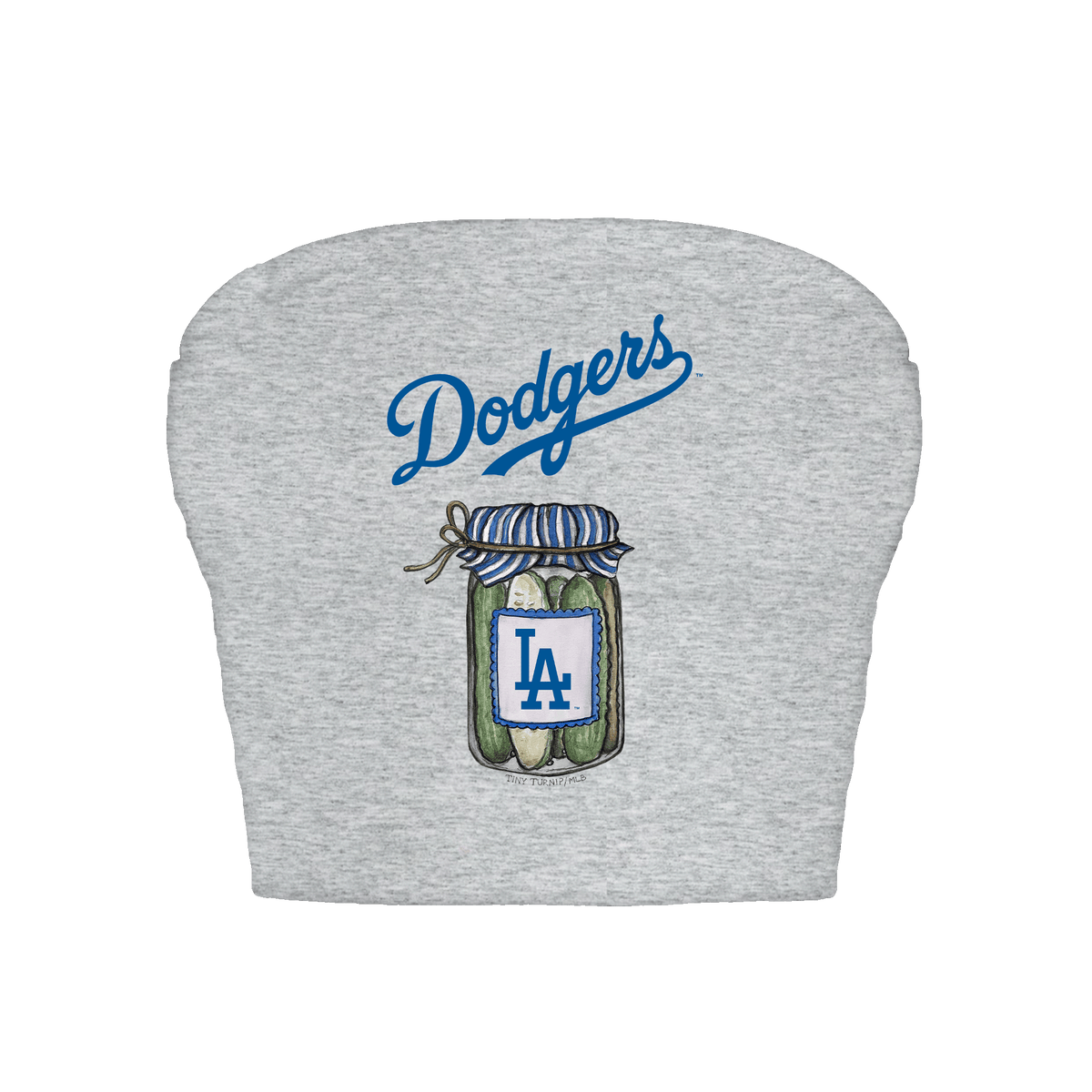 Los Angeles Dodgers Pickle Jar Crop Tube Top