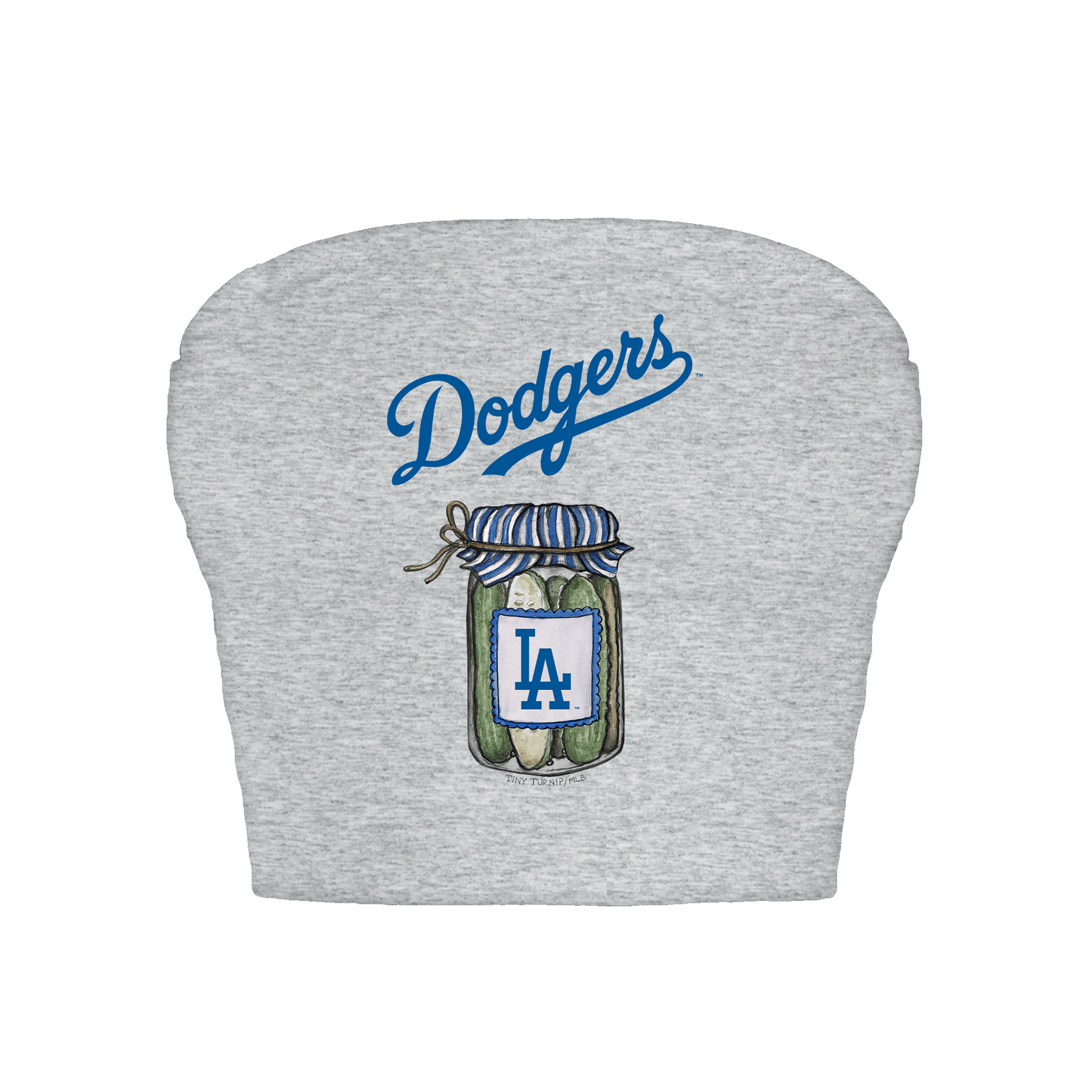 Los Angeles Dodgers Pickle Jar Crop Tube Top