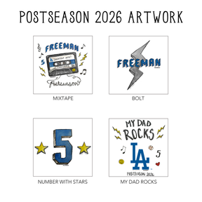 VIP Los Angeles Dodgers Postseason '26 Short Sleeve Snapper - Tiny Turnip