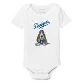 Los Angeles Dodgers Puddy Short Sleeve Snapper - Tiny Turnip