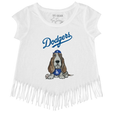 Los Angeles Dodgers Puddy Fringe Tee - Tiny Turnip