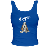 Los Angeles Dodgers Puddy Ribbed Tank - Tiny Turnip