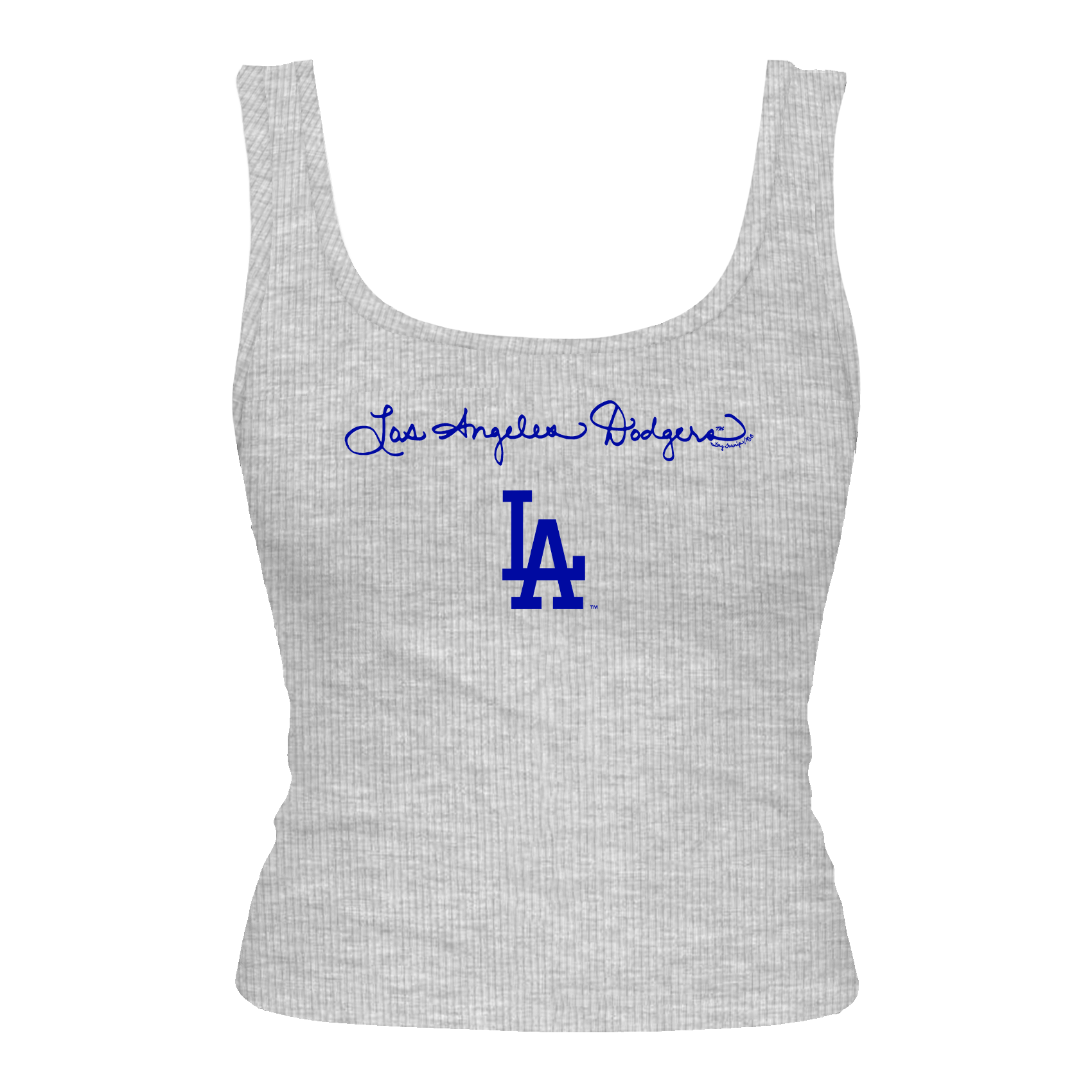 Los Angeles Dodgers Logo Script Emmy Tank