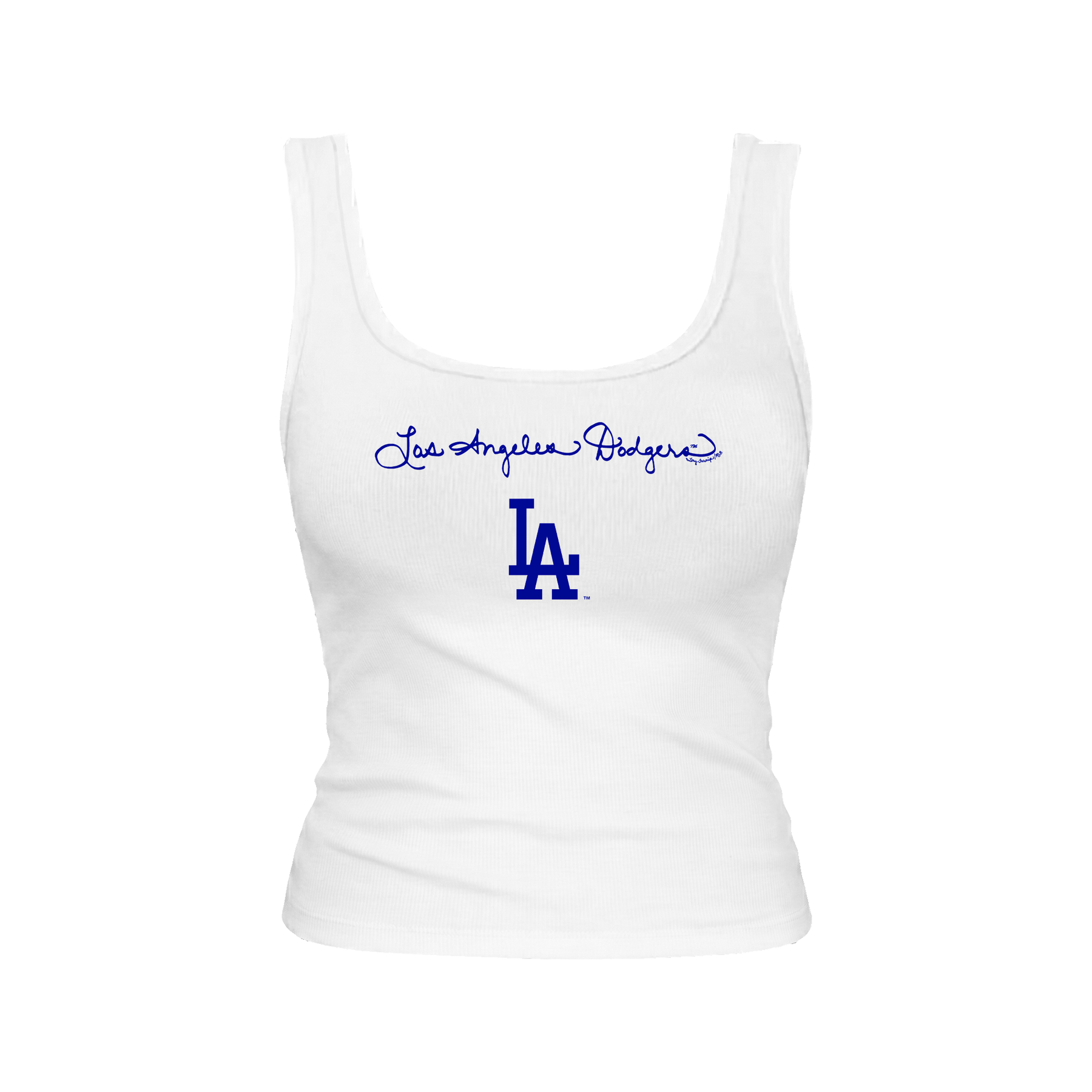 Los Angeles Dodgers Logo Script Emmy Tank