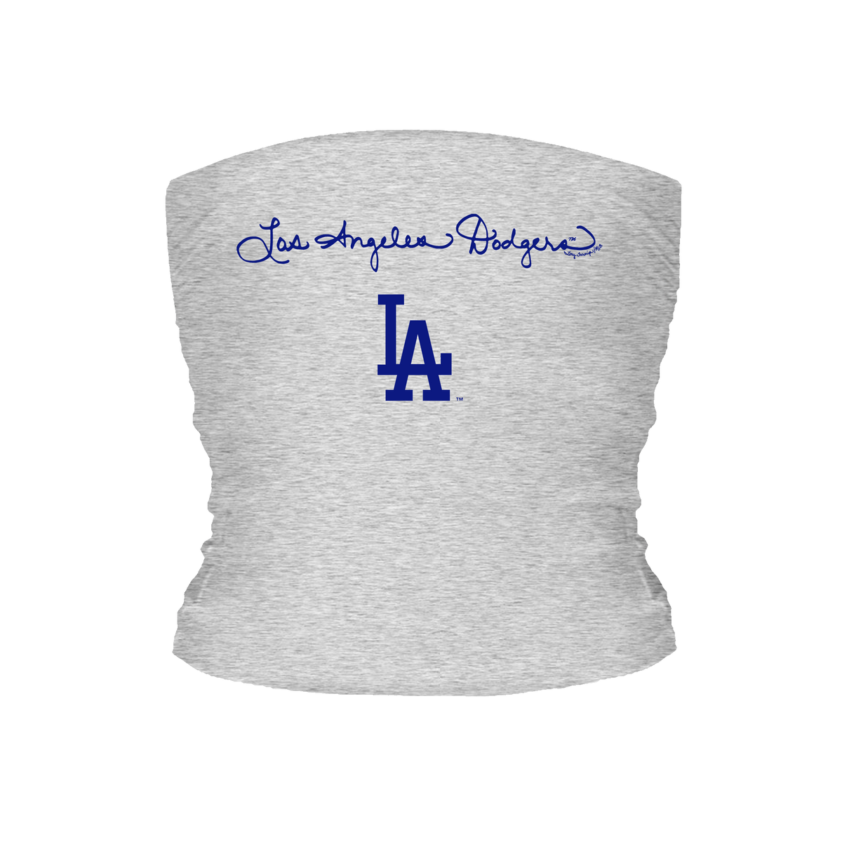 Los Angeles Dodgers Logo Script Tube Top - Tiny Turnip