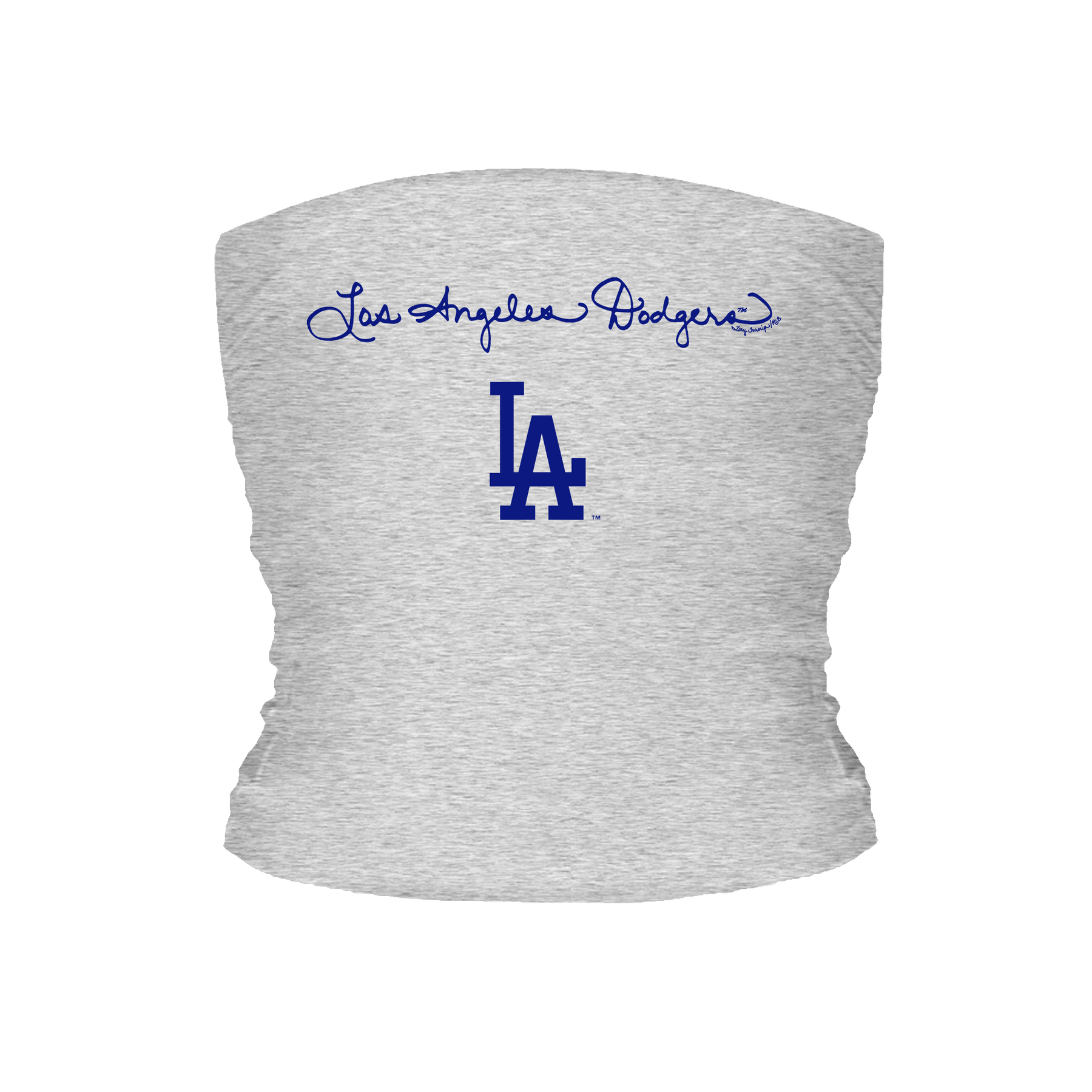 Los Angeles Dodgers Logo Script Tube Top - Tiny Turnip