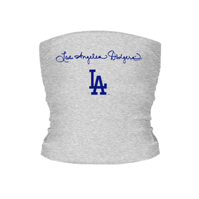 Los Angeles Dodgers Logo Script Tube Top - Tiny Turnip