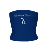 Los Angeles Dodgers Logo Script Tube Top - Tiny Turnip
