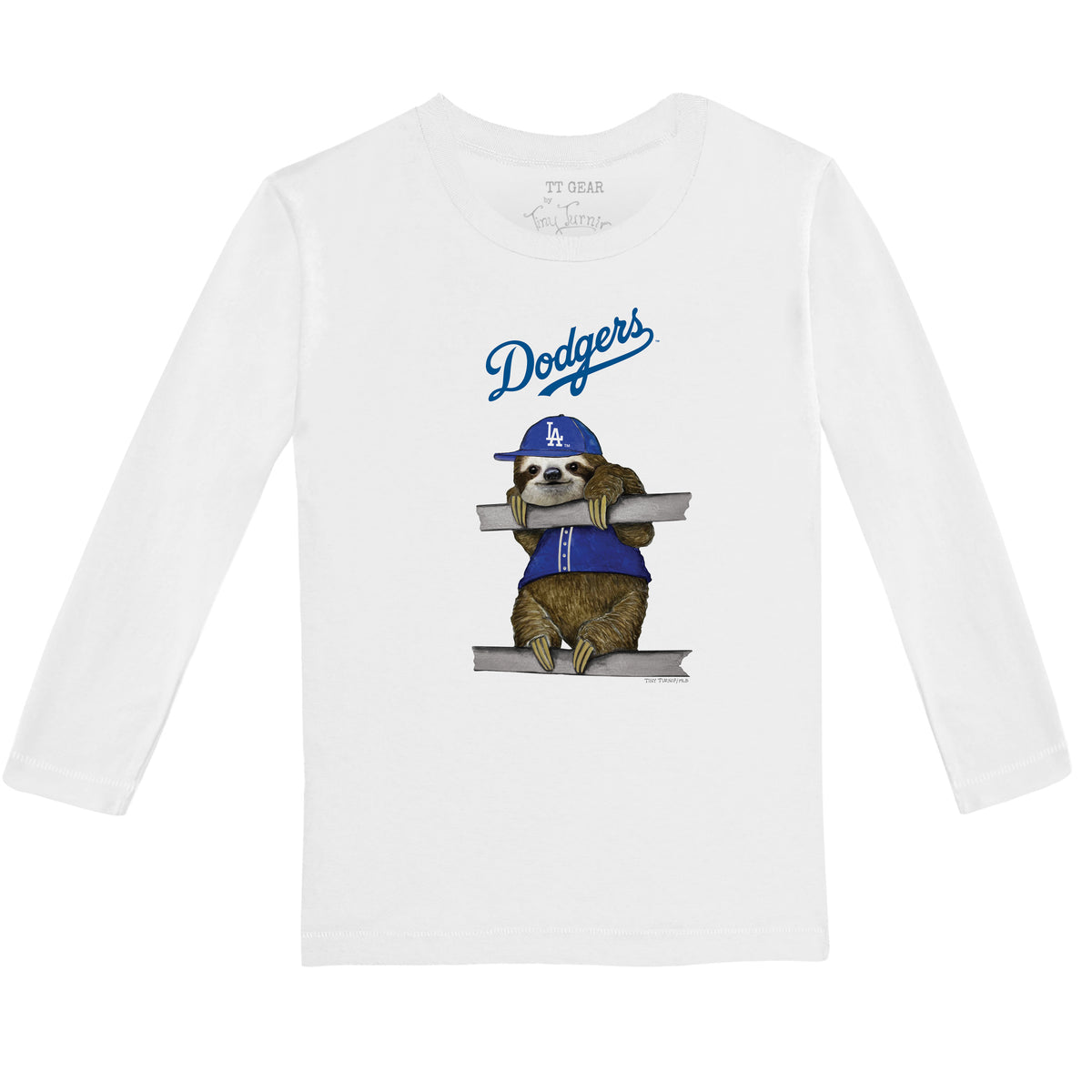 Los Angeles Dodgers Sloth Long-Sleeve Tee Shirt