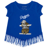 Los Angeles Dodgers Sloth Fringe Tee