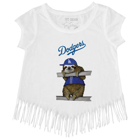 Los Angeles Dodgers Sloth Fringe Tee