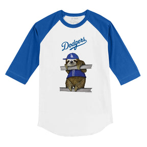 Los Angeles Dodgers Sloth 3/4 Royal Blue Sleeve Raglan