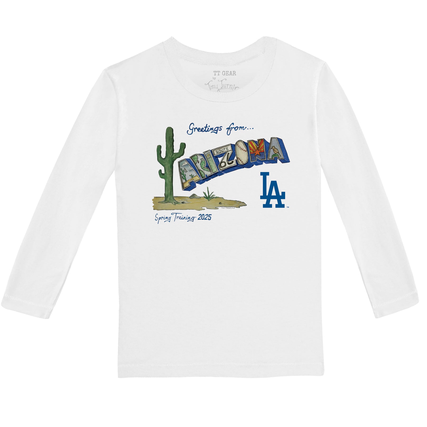 Los Angeles Dodgers Spring Training 2025 Long-Sleeve Tee Shirt