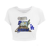Los Angeles Dodgers Spring Training 2026 Riley Crop Tee - Tiny Turnip