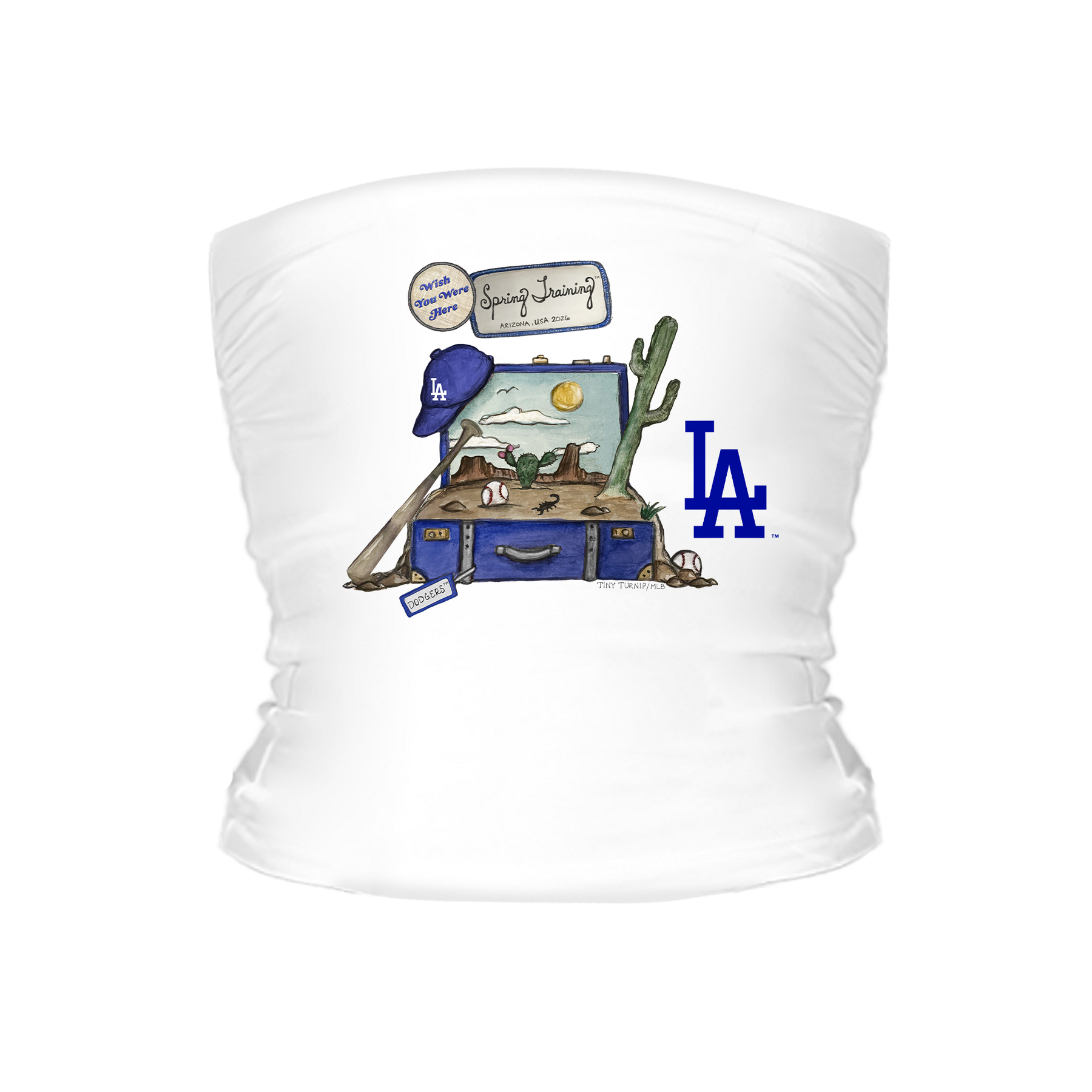 Los Angeles Dodgers Spring Training 2026 Tube Top - Tiny Turnip