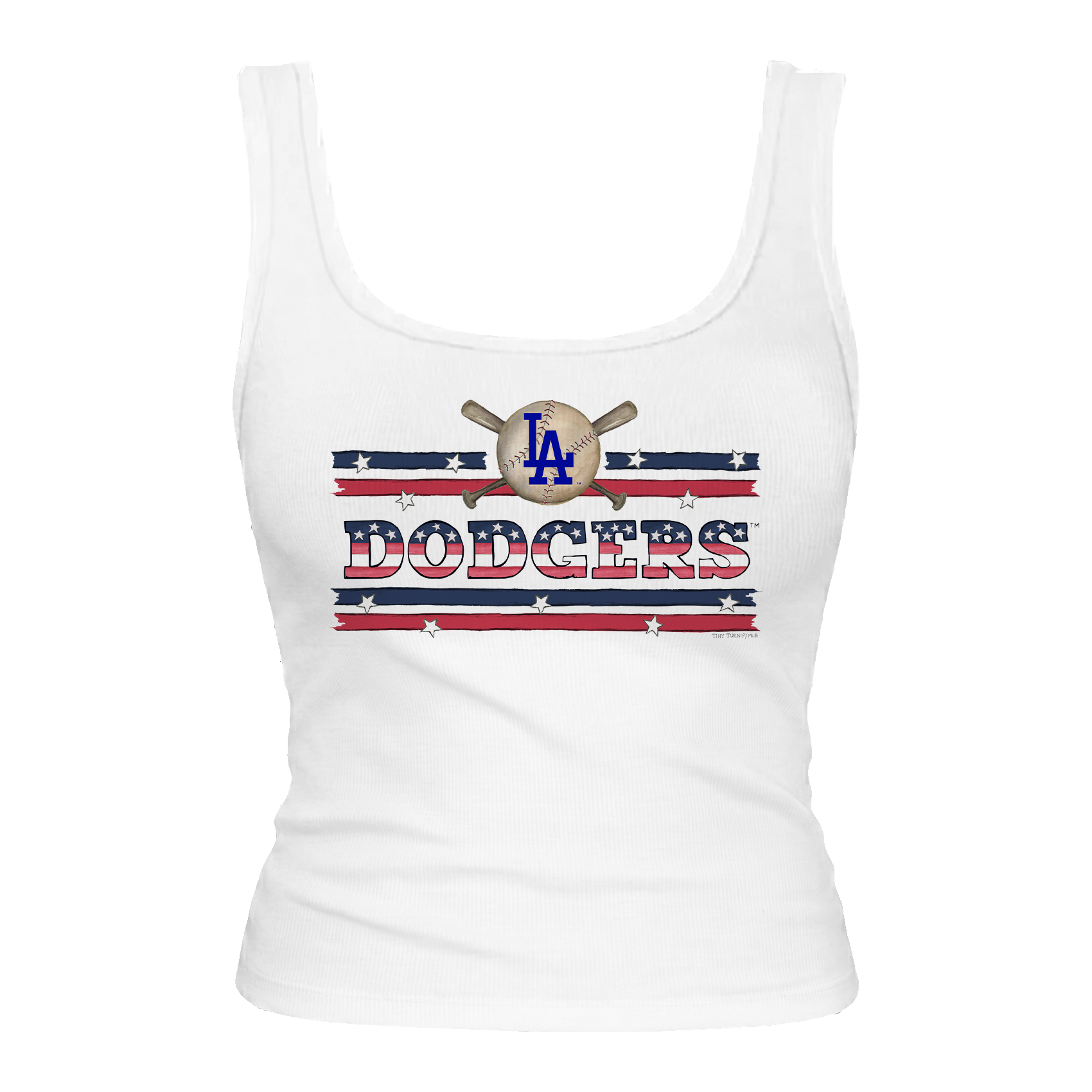 Los Angeles Dodgers Stars and Stripes Emmy Tank