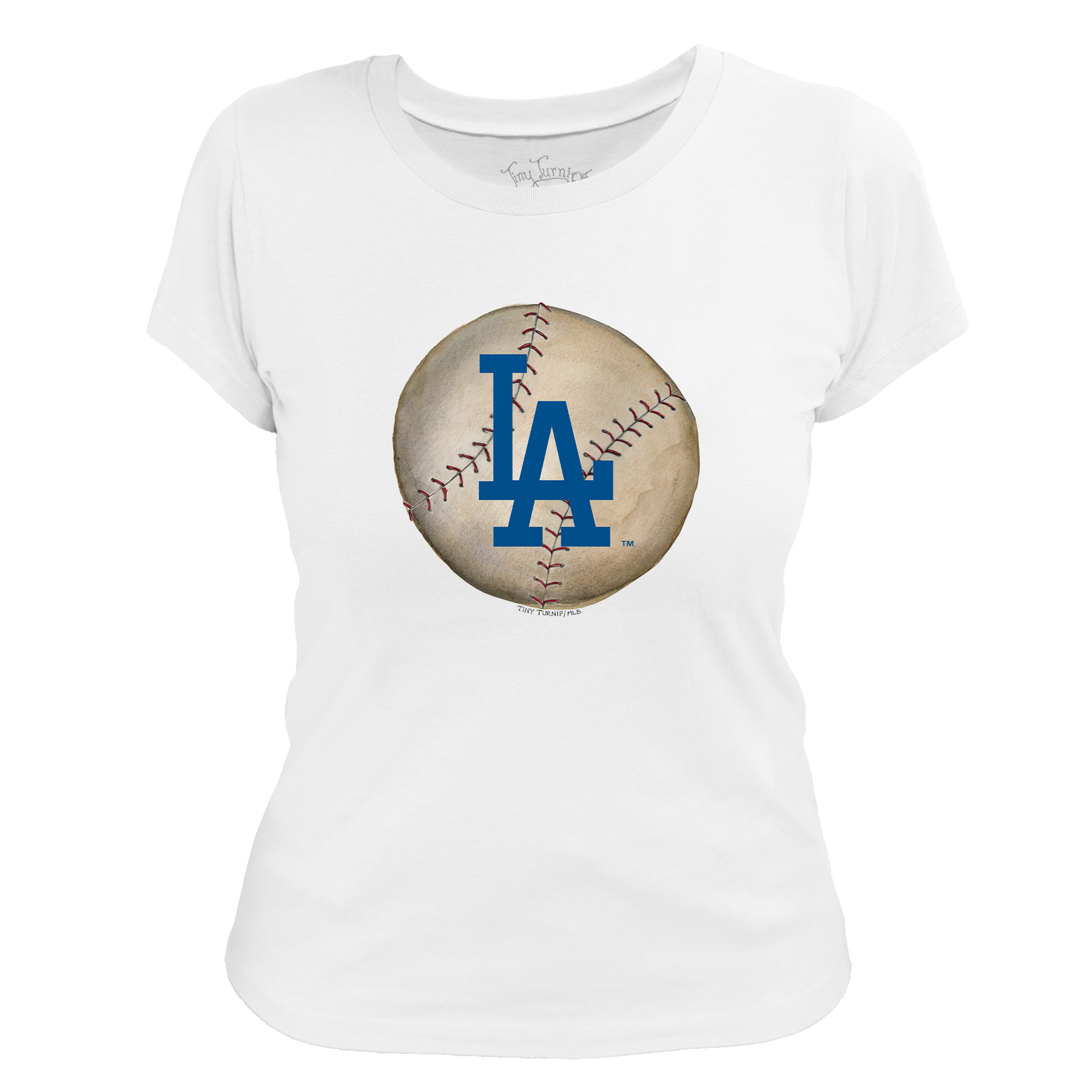 Los Angeles Dodgers Stitched Baseball Tee Shirt