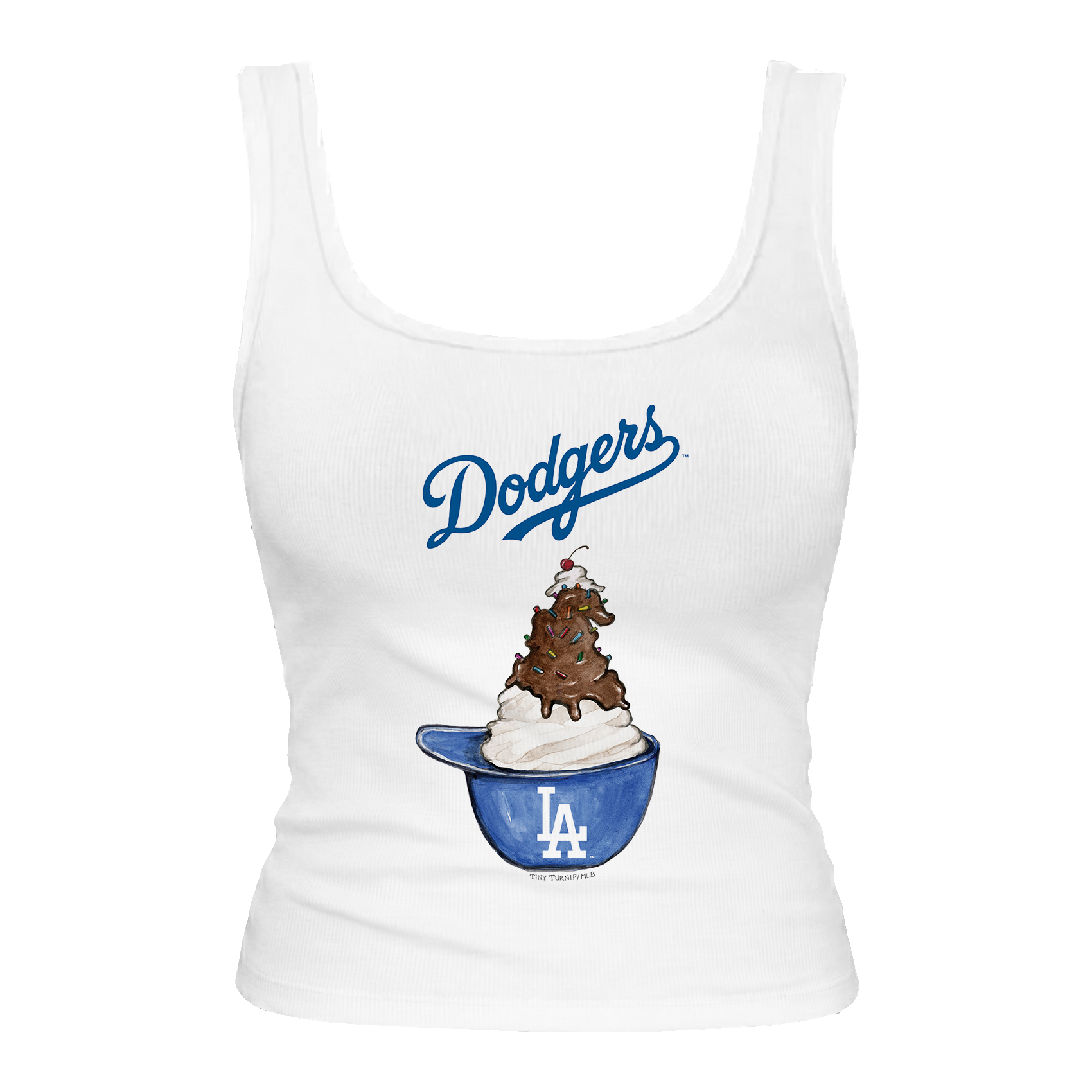 Los Angeles Dodgers Sundae Helmet Emmy Tank