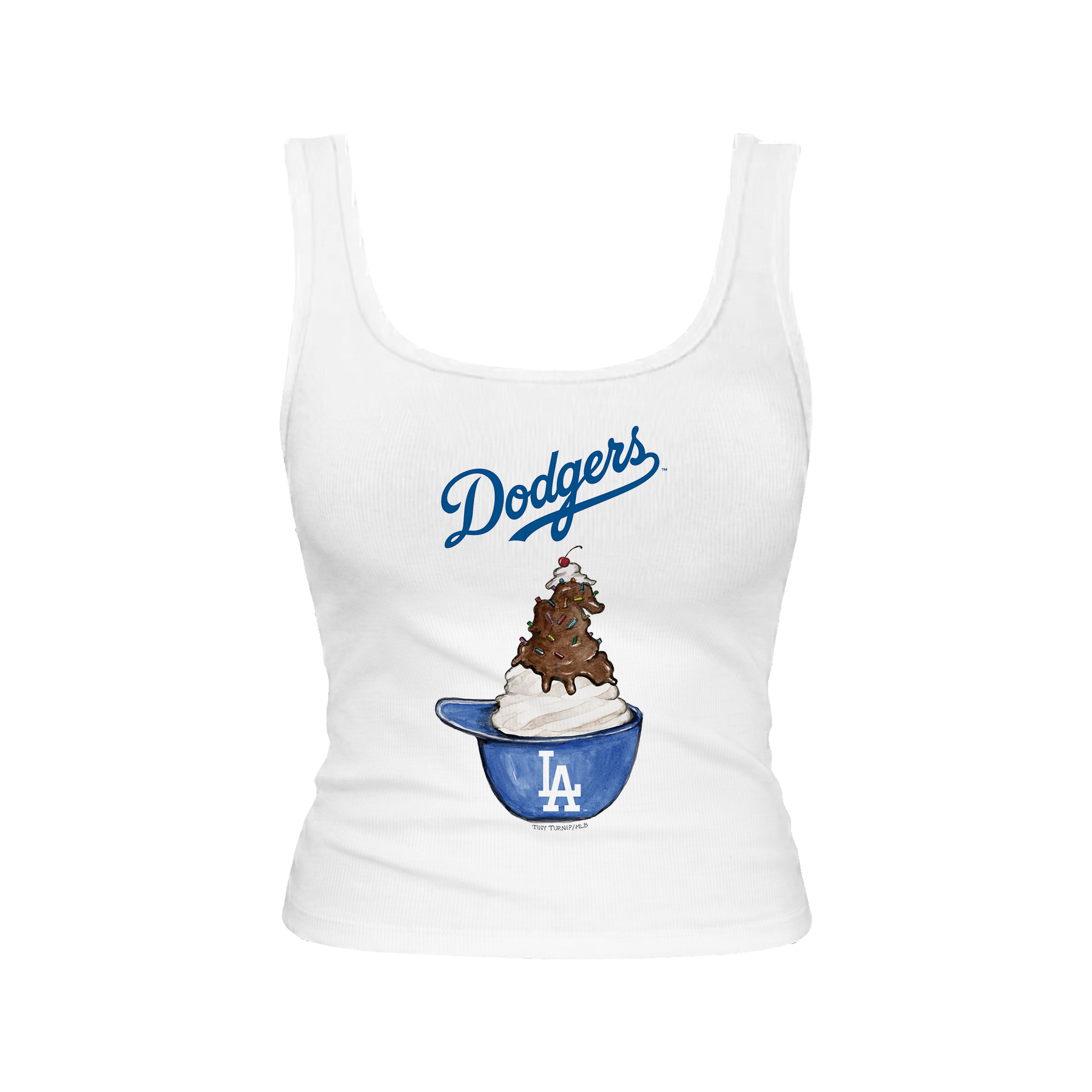 Los Angeles Dodgers Sundae Helmet Emmy Tank