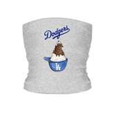 Los Angeles Dodgers Sundae Helmet Tube Top - Tiny Turnip