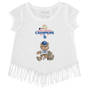 LA Dodgers World Series Teddy Fringe Tee