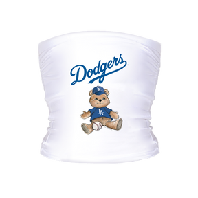 Los Angeles Dodgers Teddy Tube Top - Tiny Turnip
