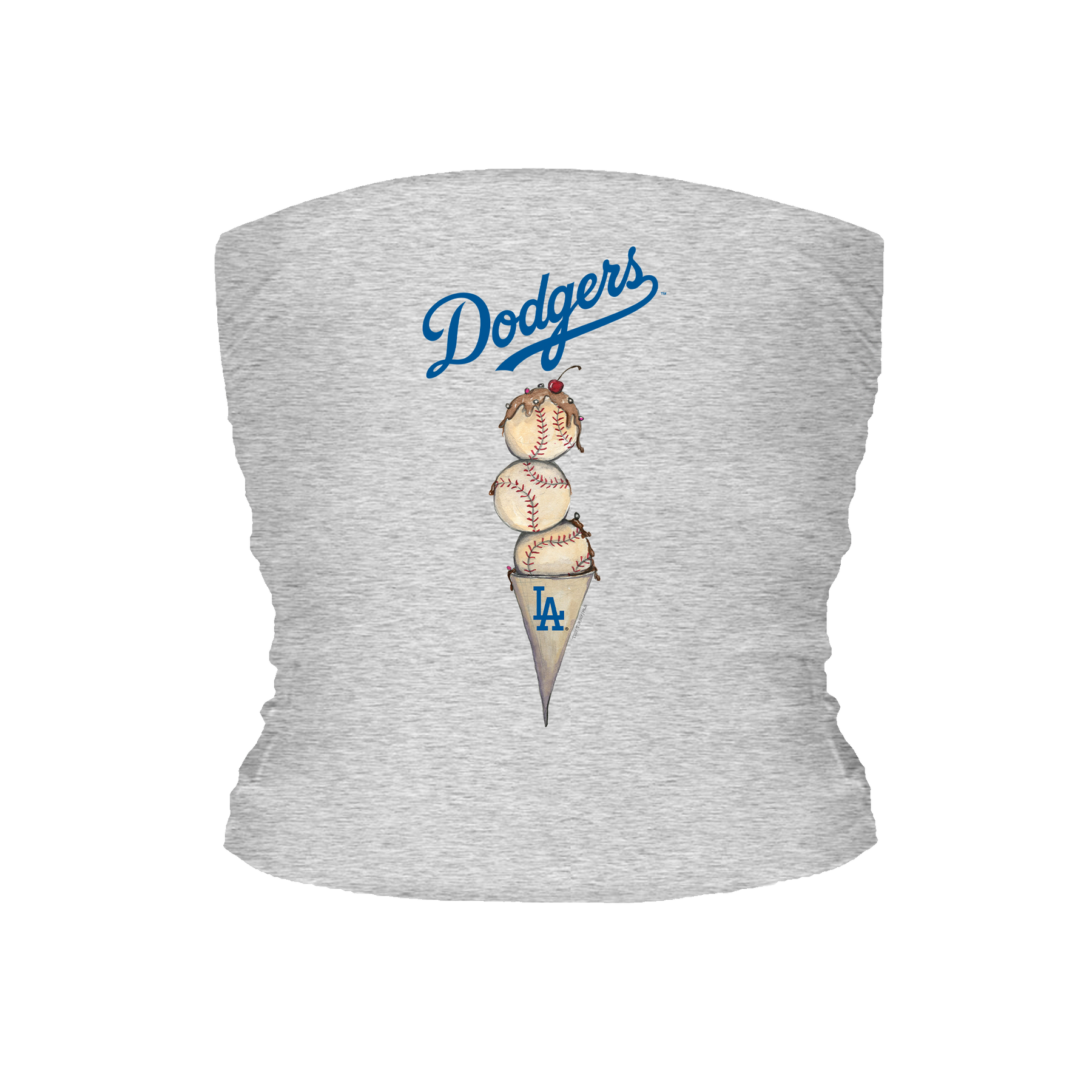 Los Angeles Dodgers Triple Scoop Tube Top