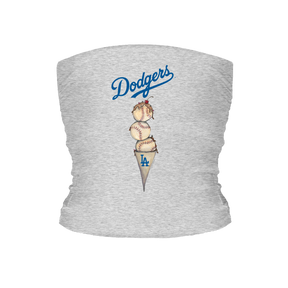 Los Angeles Dodgers Triple Scoop Tube Top