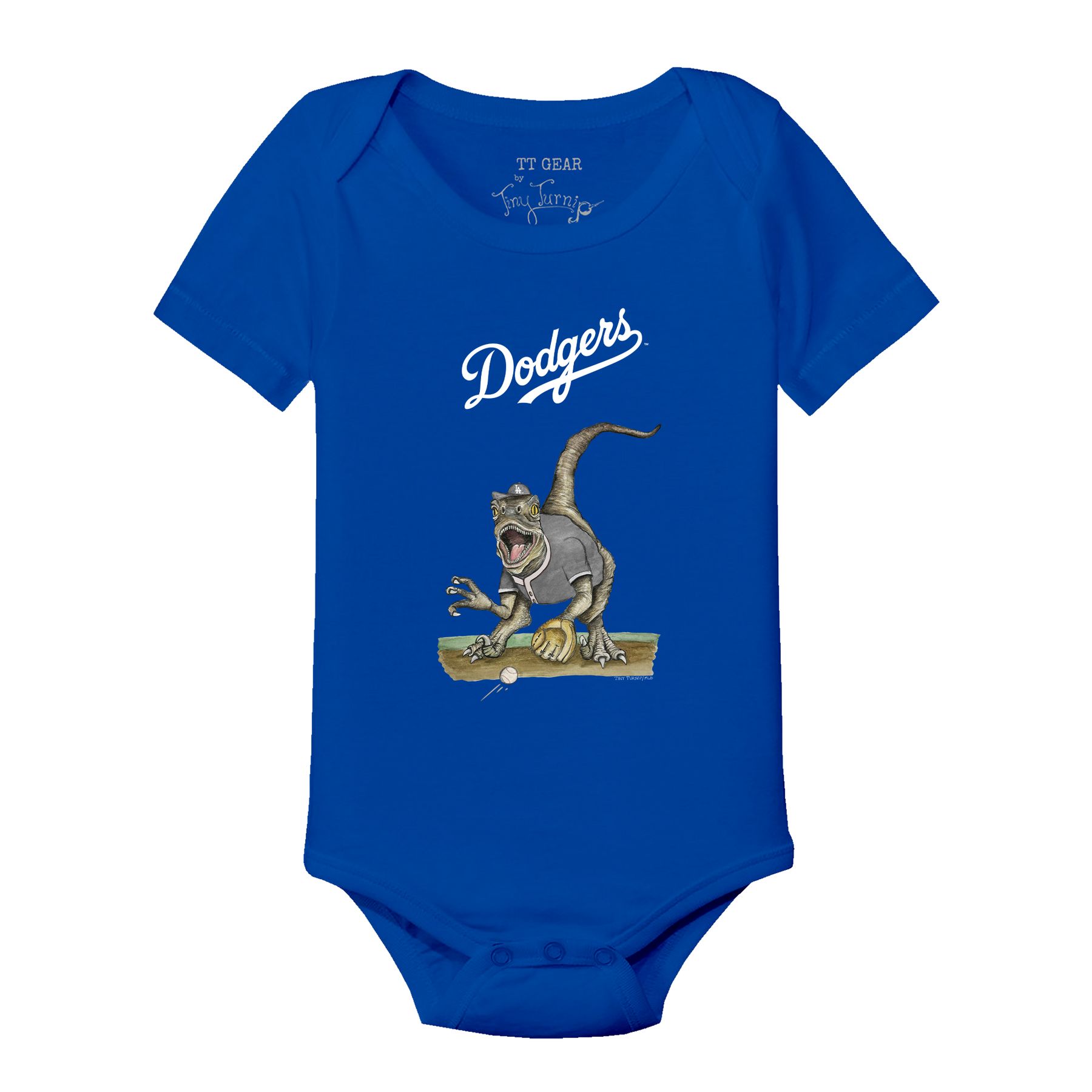 Los Angeles Dodgers Velociraptor Short Sleeve Snapper