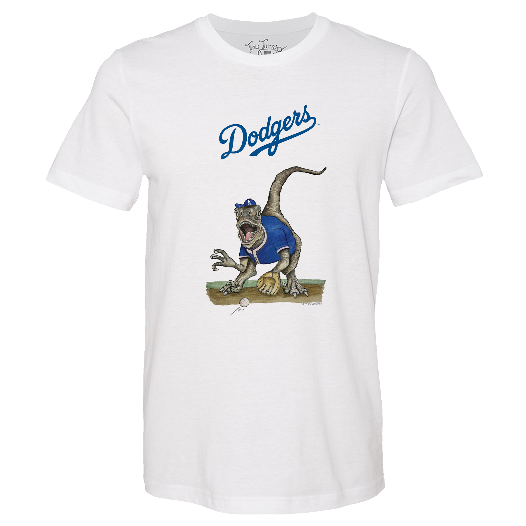 Los Angeles Dodgers Velociraptor Tee Shirt